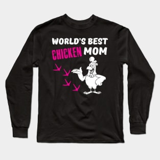 Chicken Mom Long Sleeve T-Shirt